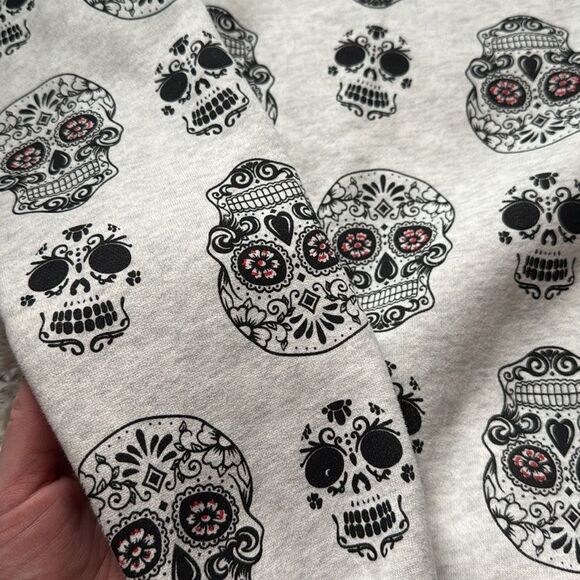 L.A. Soul Sugar Skull Print Sweatshirt Size M - Picture 4 of 5